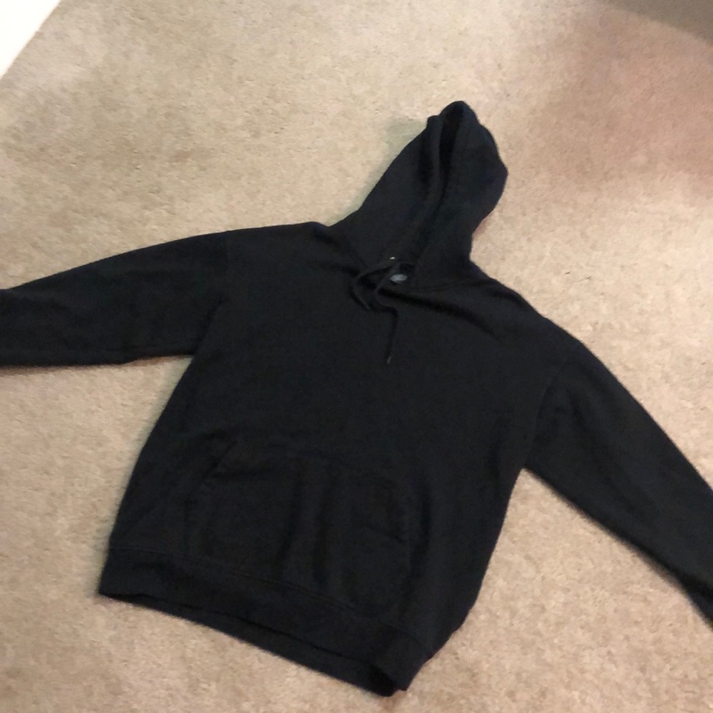 Black Zine Hoodie Size Large